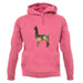 Space Animals - Llama unisex hoodie