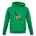 Space Animals - Llama unisex hoodie