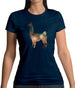 Space Animals - Llama Womens T-Shirt