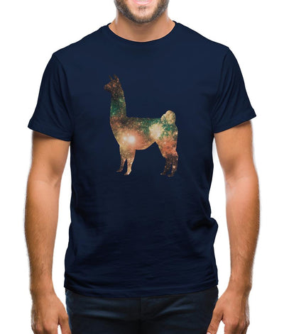 Space Animals - Llama Mens T-Shirt