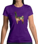 Space Animals - Llama Womens T-Shirt