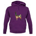 Space Animals - Llama unisex hoodie