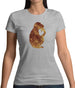 Space Animals - Monkey Womens T-Shirt