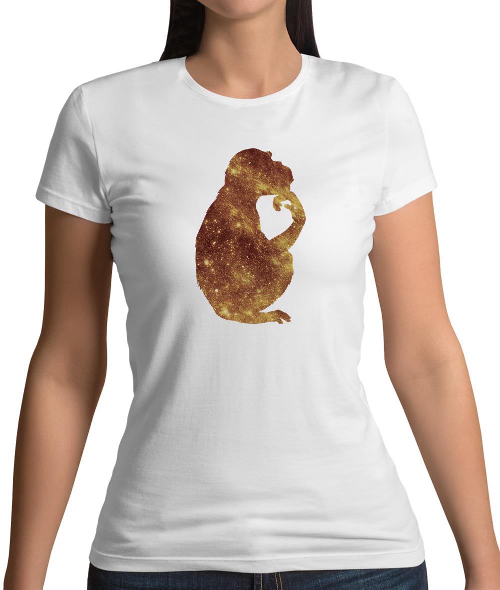 Space Animals - Monkey Womens T-Shirt