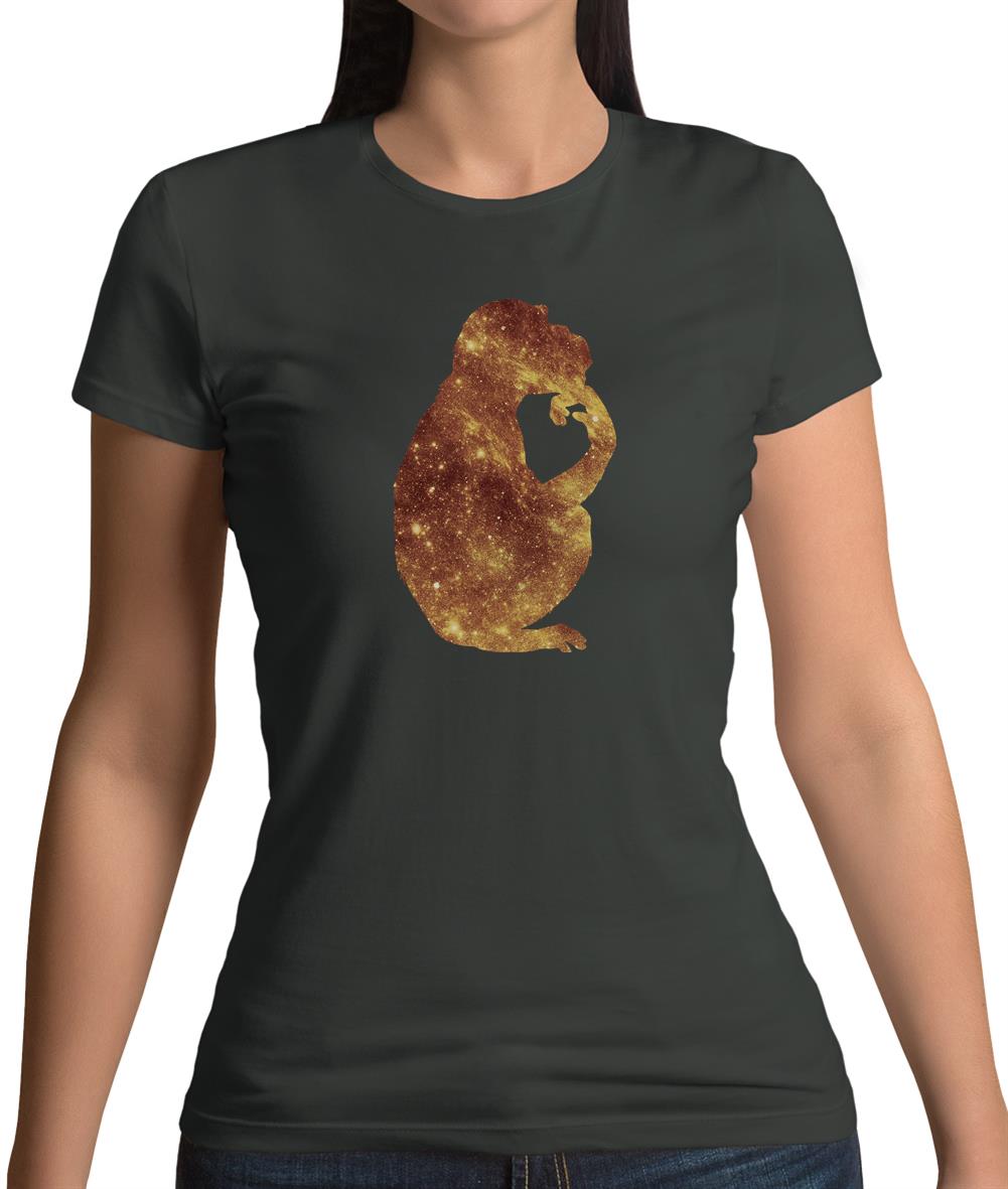 Space Animals - Monkey Womens T-Shirt