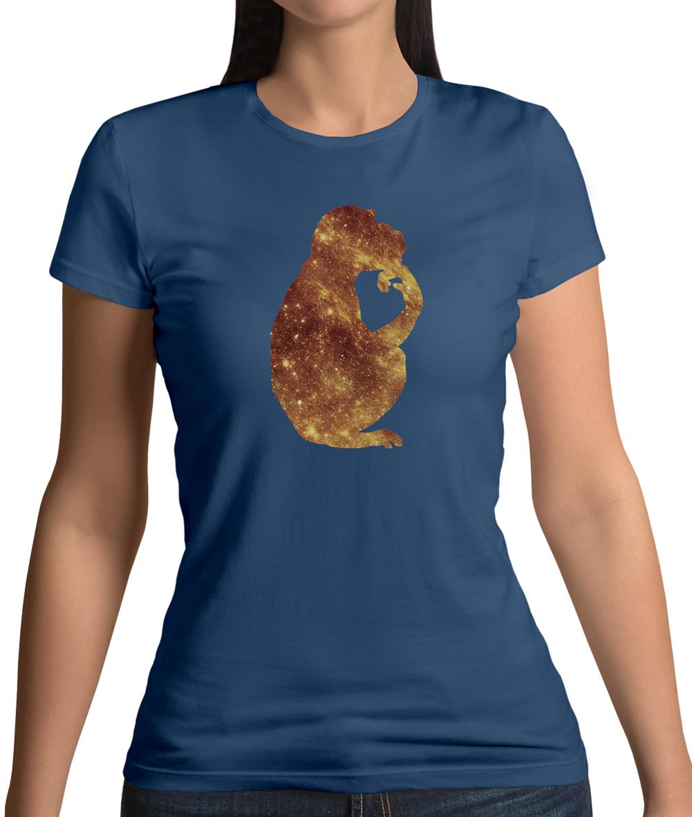 Space Animals - Monkey Womens T-Shirt