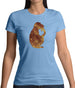 Space Animals - Monkey Womens T-Shirt