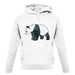 Space Animals - Panda unisex hoodie