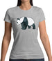 Space Animals - Panda Womens T-Shirt