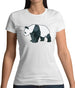 Space Animals - Panda Womens T-Shirt