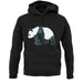 Space Animals - Panda unisex hoodie