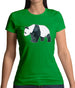 Space Animals - Panda Womens T-Shirt