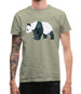 Space Animals - Panda Mens T-Shirt