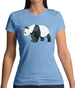 Space Animals - Panda Womens T-Shirt