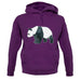 Space Animals - Panda unisex hoodie