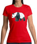 Space Animals - Panda Womens T-Shirt