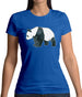 Space Animals - Panda Womens T-Shirt