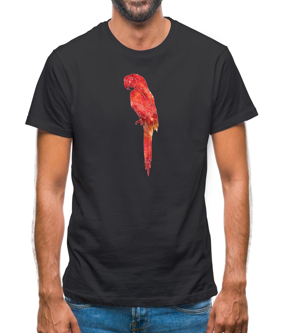 Space Animals - Parrot Mens T-Shirt