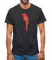 Space Animals - Parrot Mens T-Shirt