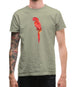 Space Animals - Parrot Mens T-Shirt