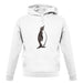 Space Animals - Penguin unisex hoodie