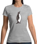 Space Animals - Penguin Womens T-Shirt