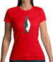 Space Animals - Penguin Womens T-Shirt