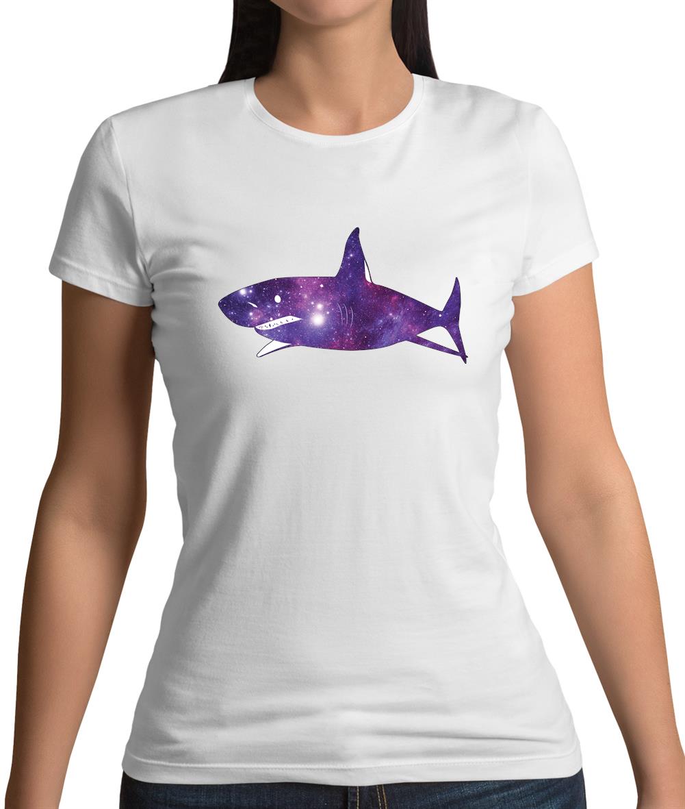 Space Animals - Shark Womens T-Shirt