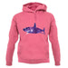 Space Animals - Shark unisex hoodie
