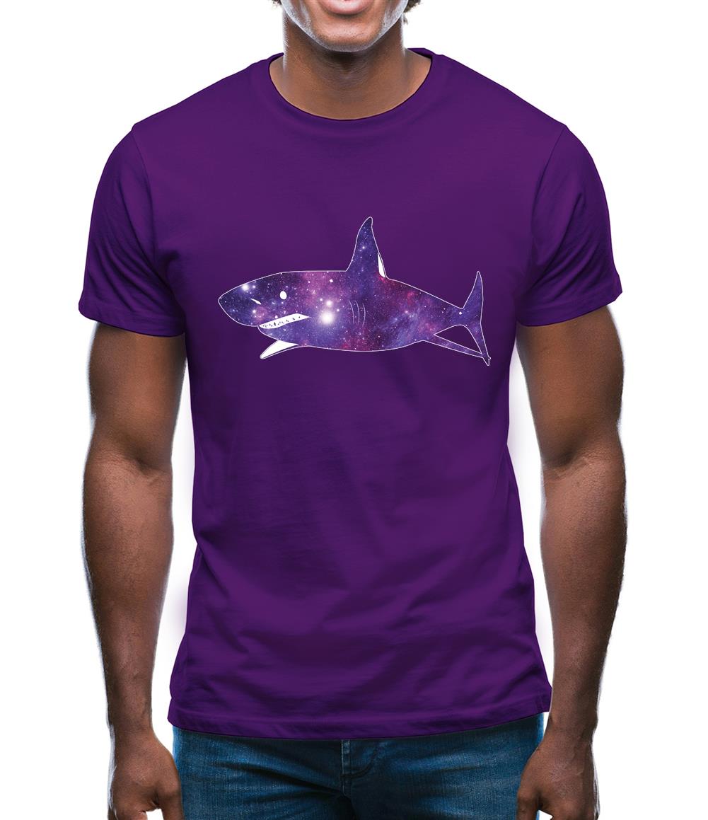 Space Animals - Shark Mens T-Shirt