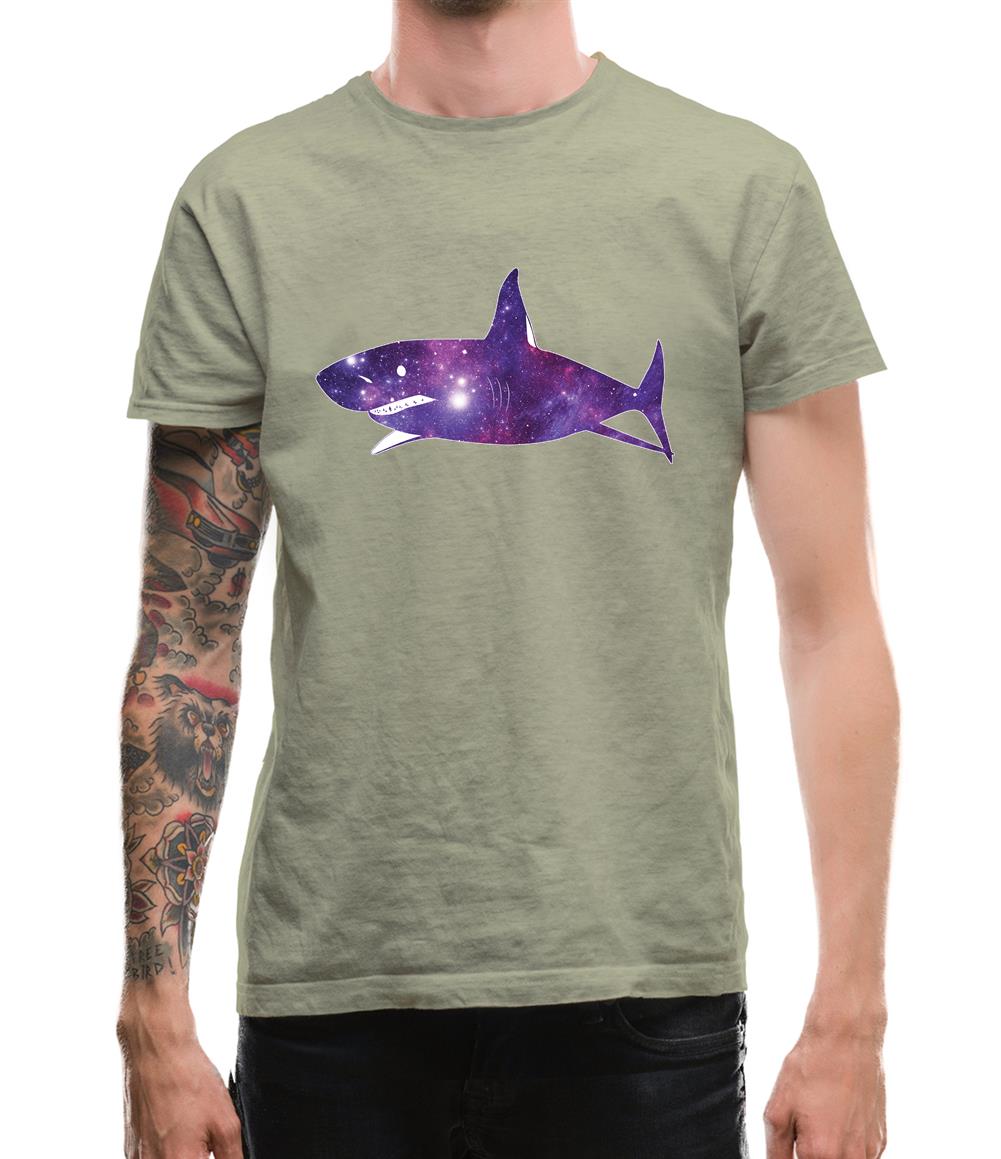 Space Animals - Shark Mens T-Shirt