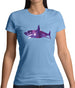 Space Animals - Shark Womens T-Shirt