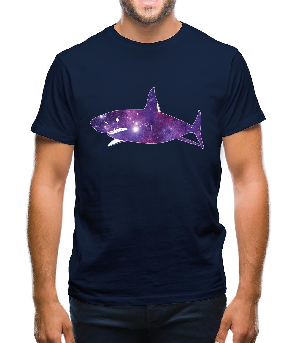 Space Animals - Shark Mens T-Shirt