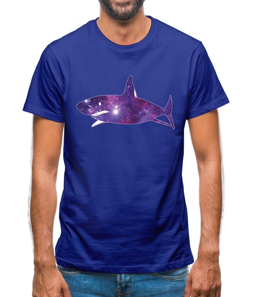 Space Animals - Shark Mens T-Shirt