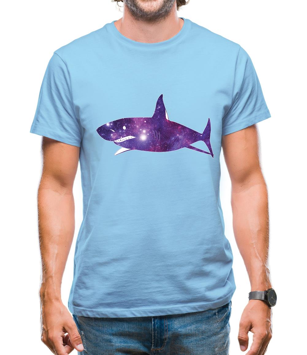 Space Animals - Shark Mens T-Shirt