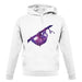 Space Animals - Sloth unisex hoodie