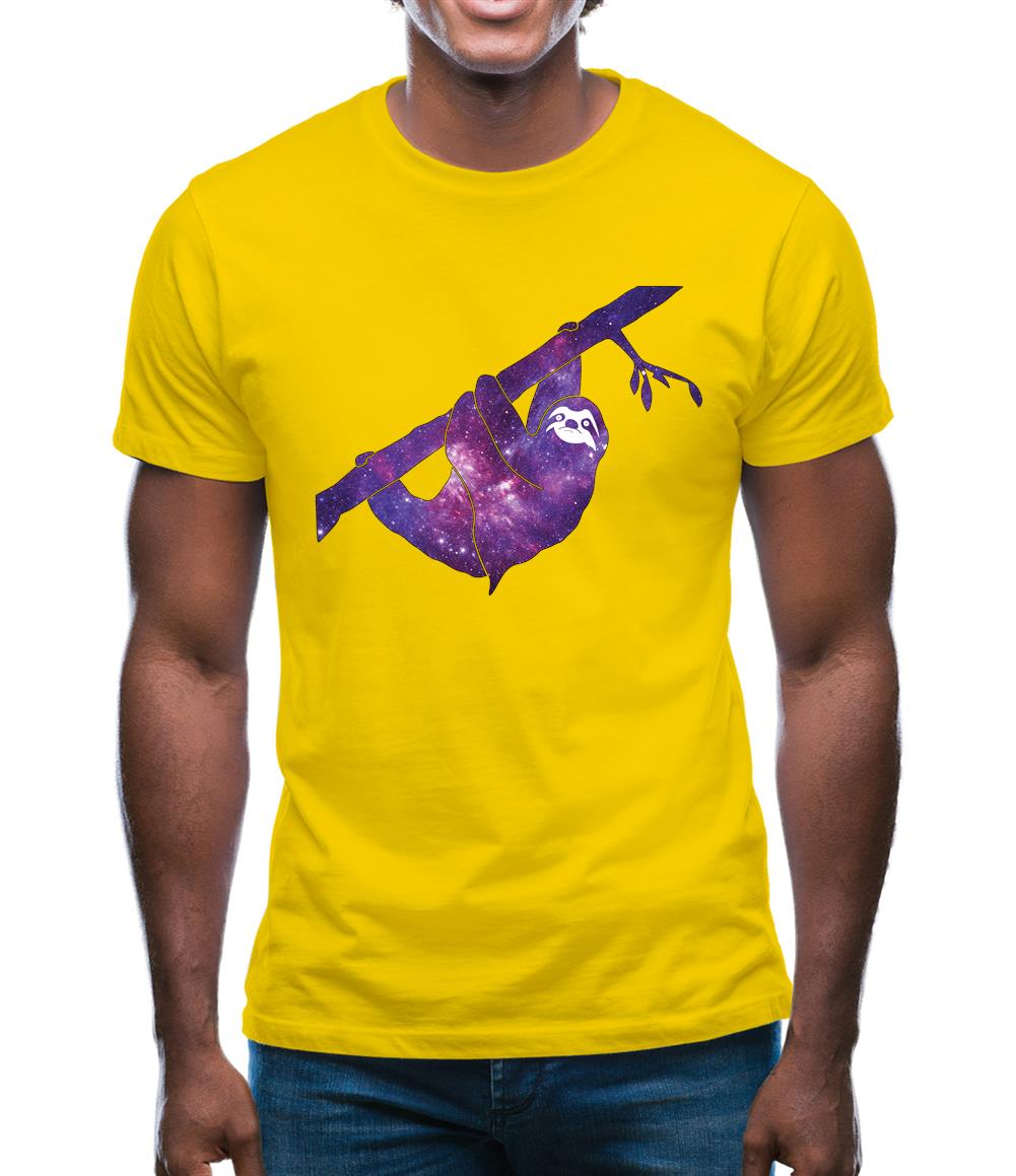 Space Animals - Sloth Mens T-Shirt