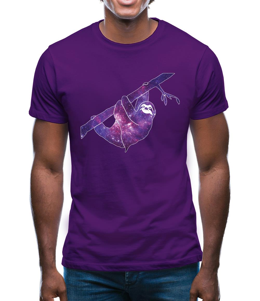 Space Animals - Sloth Mens T-Shirt