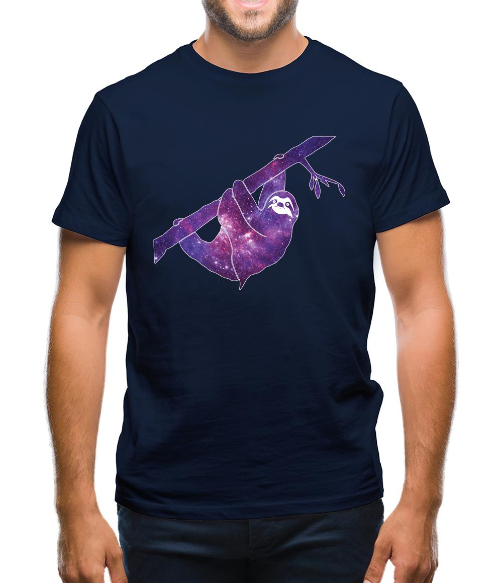 Space Animals - Sloth Mens T-Shirt