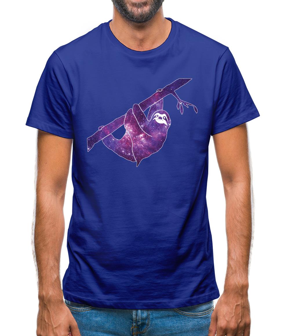 Space Animals - Sloth Mens T-Shirt