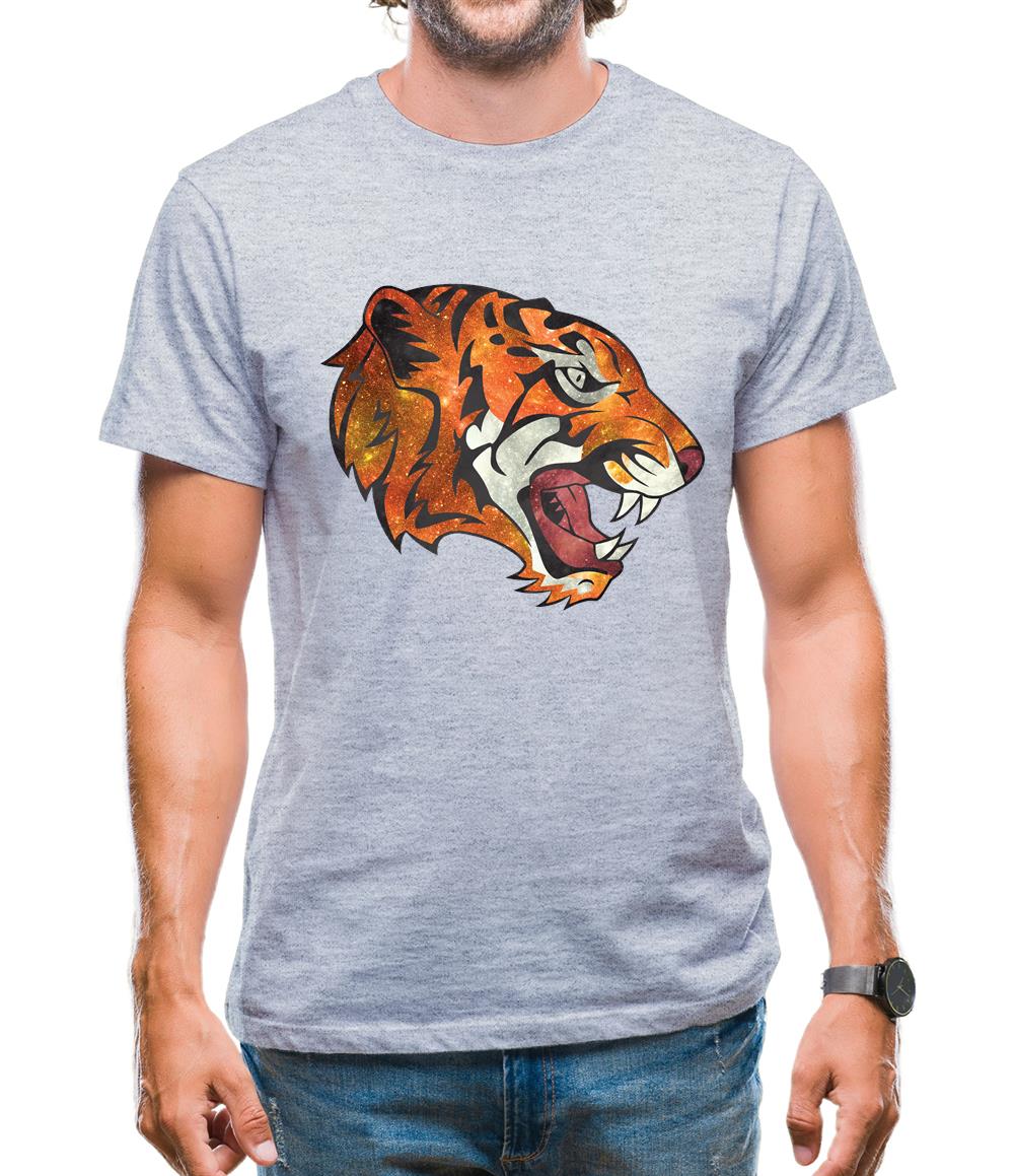 Space Animals - Tiger Mens T-Shirt