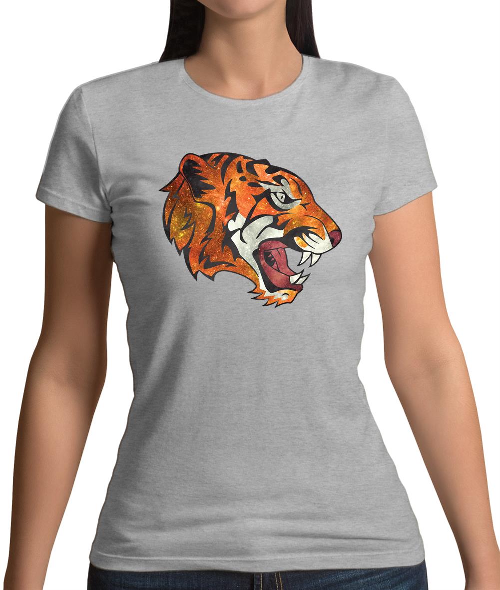 Space Animals - Tiger Womens T-Shirt