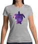 Space Animals - Turtle Womens T-Shirt