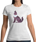 Space Animals - Wolf Womens T-Shirt