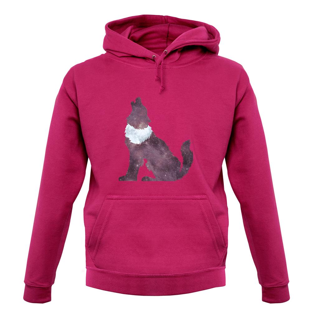 Space Animals - Wolf unisex hoodie