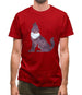 Space Animals - Wolf Mens T-Shirt