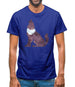 Space Animals - Wolf Mens T-Shirt