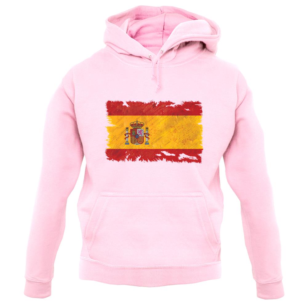 Spain Grunge Style Flag unisex hoodie