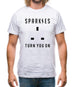 Sparkies Turn You On Mens T-Shirt