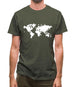 Square Map Mens T-Shirt